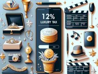"Ilustrasi barang mewah yang dikenakan PPN 12 persen, termasuk contoh produk seperti tas tangan, jam tangan mewah, dan perhiasan; smartphone, Netflix, dan Spotify tidak termasuk dalam kategori ini."