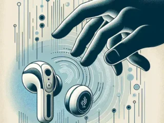 **Alt text:** "Pengaturan Mode Suara Sekitar pada Earbud JBL dengan ilustrasi langkah-langkah aktivasi dan tips penggunaan."