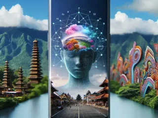 "Honor 400 smartphone unveiling in Indonesia showcasing AI features that transform photos into stunning videos."